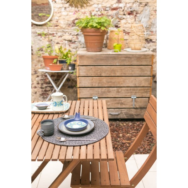 Naturalna mata stołowa z domieszką bawełny Tiseco Home Studio, ø 38 cm-image-3