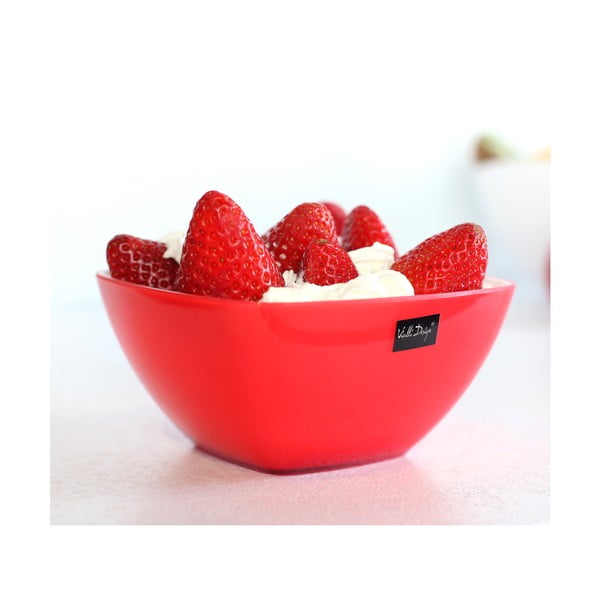 Czerwona miseczka Vialli Design, 14 cm-image-1