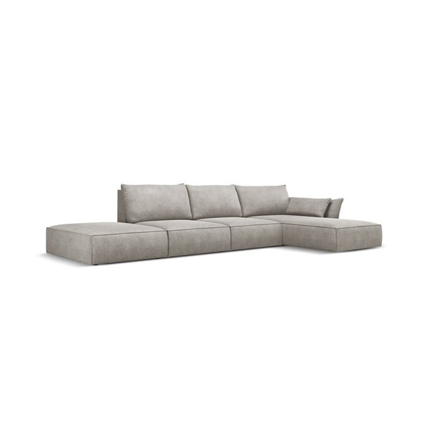Jasnoszary narożnik (prawostronny) Vanda – Mazzini Sofas-image-2