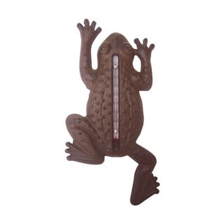 Żeliwny termometr ścienny Esschert Design Frog