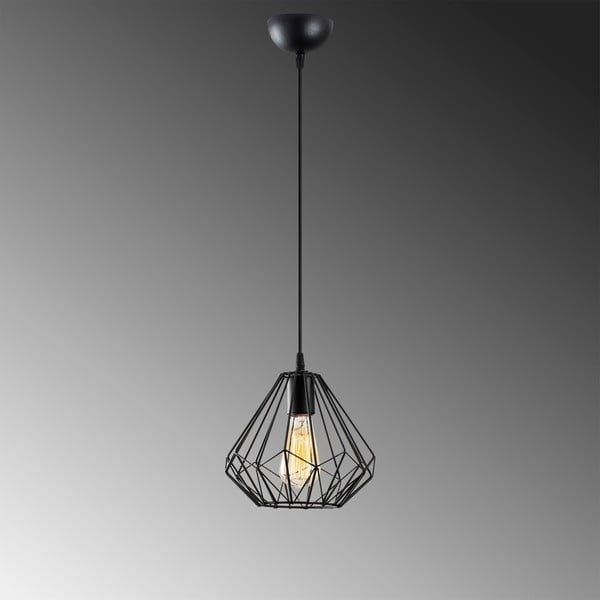Czarna lampa wisząca ø 23 cm Diamond – Opviq lights-image-3