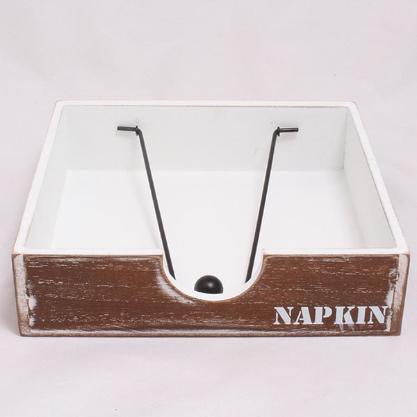 Serwetnik drewniany Vintage Napkin