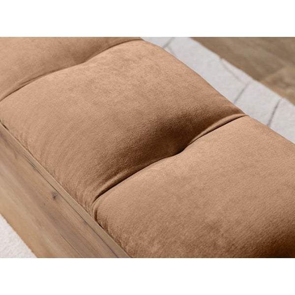 Jasnoróżowo-naturalna ławka Kumo – Bobochic Paris-image-3