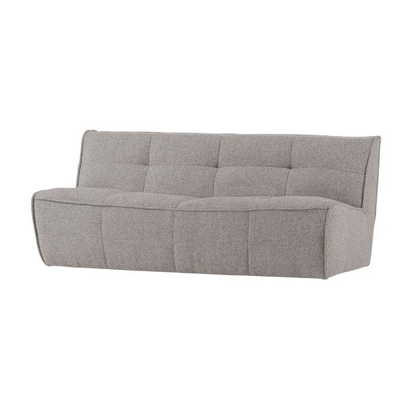 Jasnoszara sofa z materiału bouclé 204 cm Cluster – vtwonen-image-2