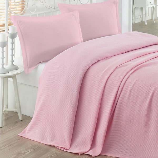 Narzuta na łóżko Petek Pink, 200x230 cm