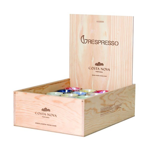 Kamionkowe filiżanki zestaw 40 szt. na espresso 100 ml Grespresso – Costa Nova
