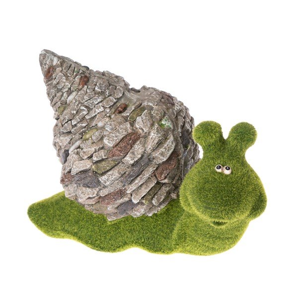 Dekoracja ogrodowa w kształcie ślimaka Dakls, wys. 21 cm