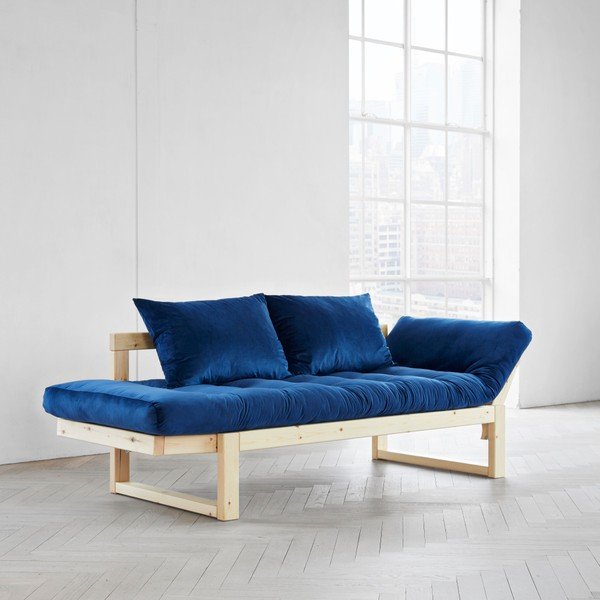 Wielofunkcyjna sofa Karup Edge Natural/Velvet Navy-image-2