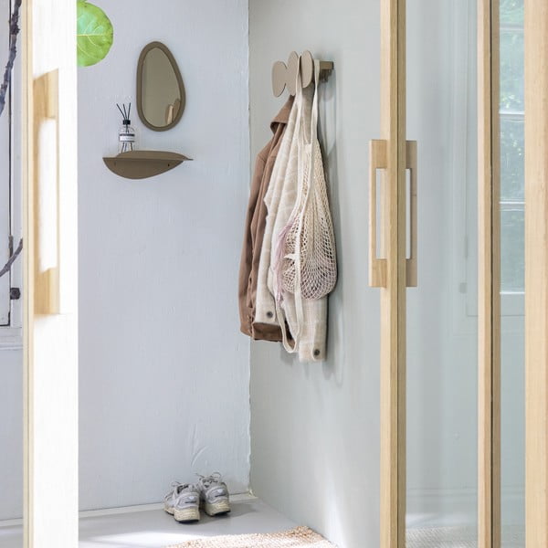 Beżowy metalowy wieszak ścienny 35 cm Tumulo – Spinder Design-image-3