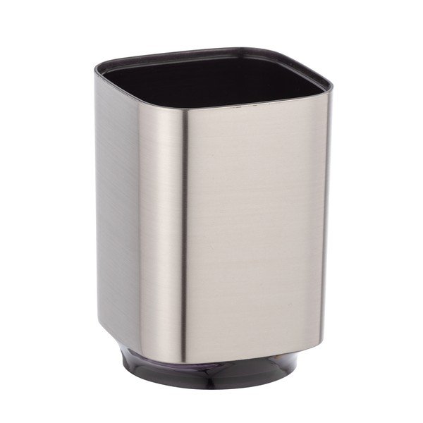 Kubek na szczoteczki do zębów w kolorze srebra Wenko Auron-image-2