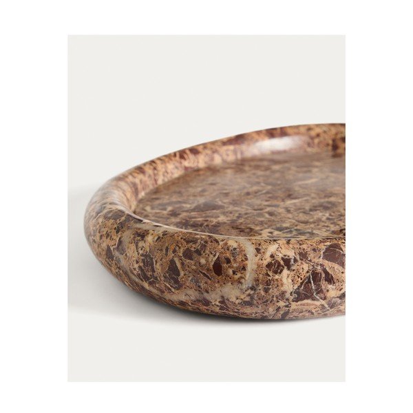 Marmurowa taca dekoracyjna 28x43 cm Lenorel – Kave Home-image-2