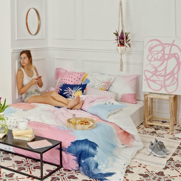 Bawełniana poszwa na kołdrę Blanc Tempera, 140x200 cm-image-4