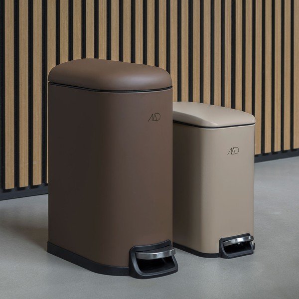 Beżowy metalowy kosz na śmieci z pedałem 5 l Wendy – Mette Ditmer Denmark-image-2