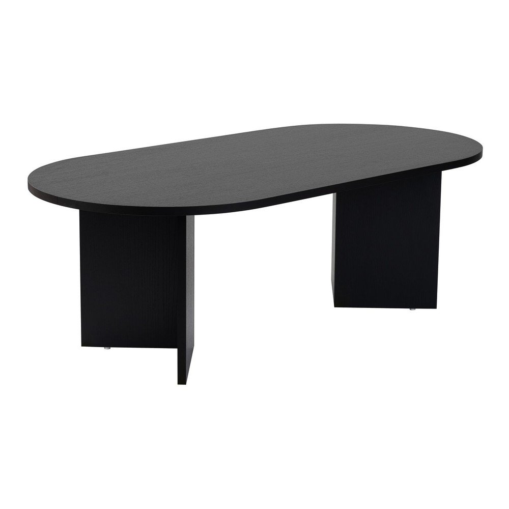 Czarny stolik z matowym wykończeniem 60x119 cm Sable – Kalune Design