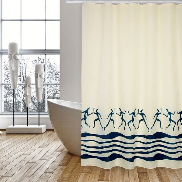 Zasłona prysznicowa 180x200 cm Zanzibar – MSV-image-1