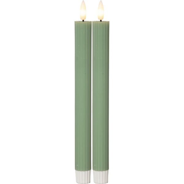 Świeczki LED zestaw 2 szt. (wys. 25 cm) Flamme Stripe – Star Trading