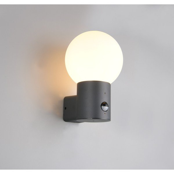 Lampa zewnętrzna ścienna z czujnikiem ruchu ø 18 cm Mures – Trio-image-1