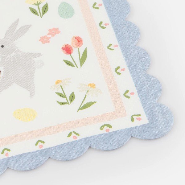 Papierowe serwetki zestaw 16 szt. Easter Bunny – Meri Meri-image-1