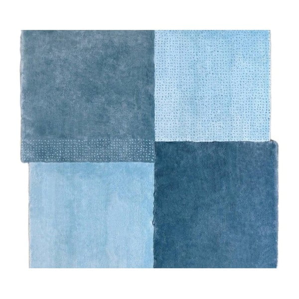 Niebieski dywan EMKO Over Square, 250x260 cm