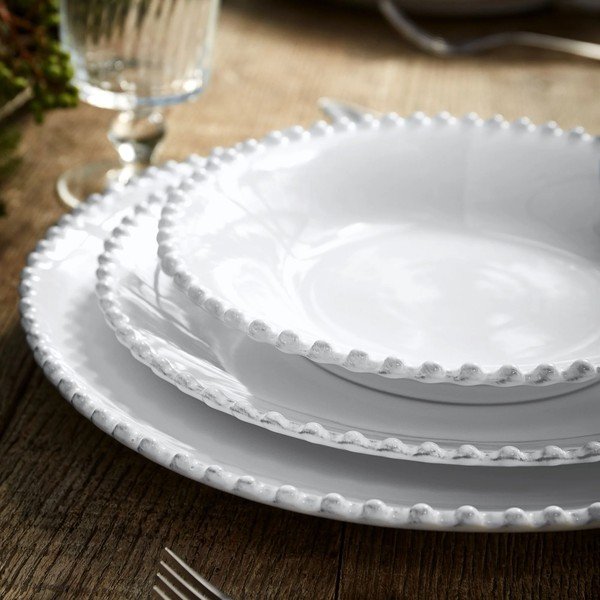 Biały kamionkowy talerz ø 34 cm Pearl – Costa Nova-image-2