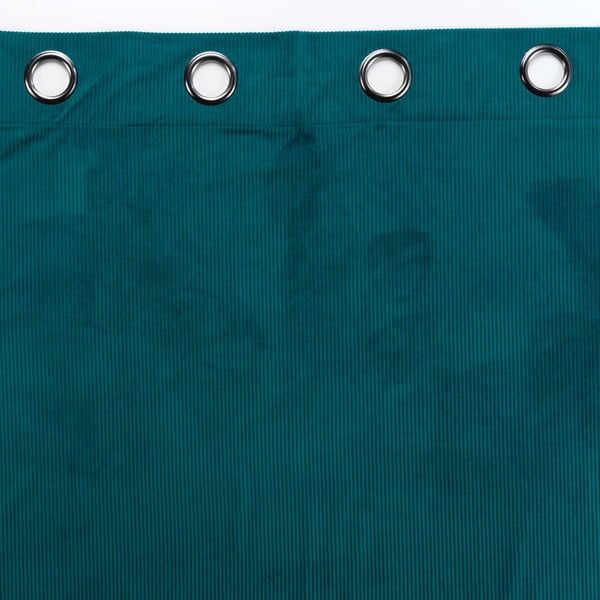 Niebieska sztruksowa zasłona 140x260 cm Casual – douceur d'intérieur-image-3