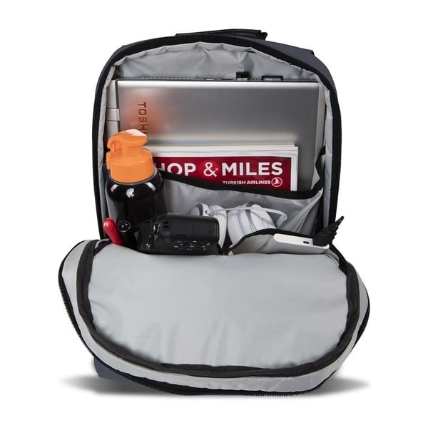 Antracytowy plecak z portem USB My Valice GALAXY Smart Bag-image-4