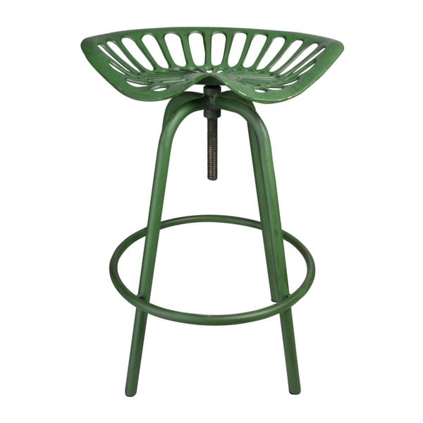 Zielone krzesło z siedziskiem z traktora Esschert Design