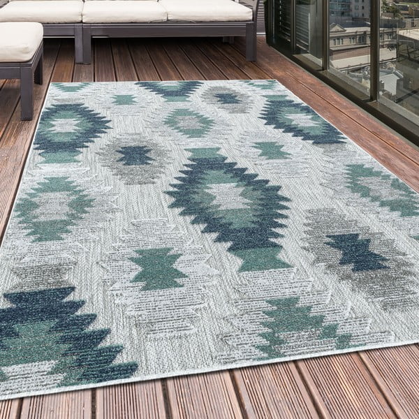 Niebieski dywan odpowiedni na zewnątrz 200x290 cm Bahama – Ayyildiz Carpets-image-1