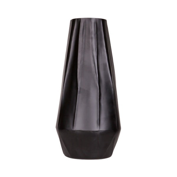Czarny wazon De Eekhoorn Angular, wys. 40 cm