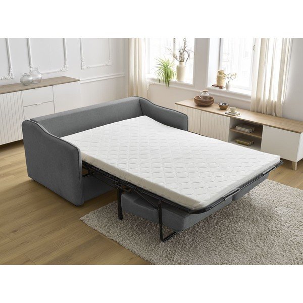 Ciemnoszara sofa do spania/rozkładana 178 cm Lenny – Bobochic Paris-image-1