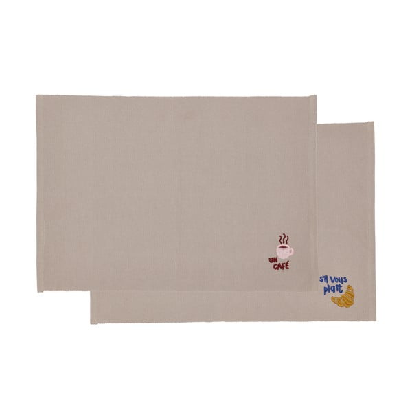Bawełniane maty stołowe zestaw 2 szt. 33x48 cm Bistro – Södahl
