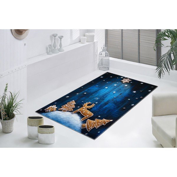 Dywan Vitaus Christmas Period Blue Sky Cookies, 50x80 cm-image-1