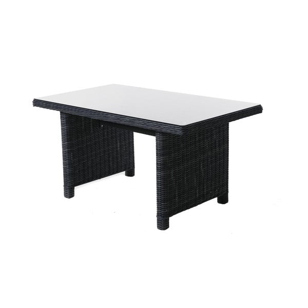 Szary zestaw ogrodowych mebli wypoczynkowych ze sztucznego rattanu dla 7 osób San Diego – Rojaplast-image-2