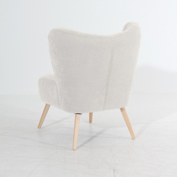 Kremowy fotel Max Winzer Sari Velur-image-3