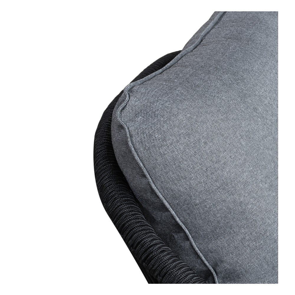 Czarna 3-osobowa sofa ogrodowa Bonami Selection North (zdjęcie 6)