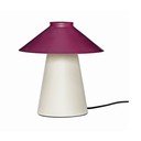 Fioletowo-beżowa metalowa lampa stołowa Chipper – Hübsch