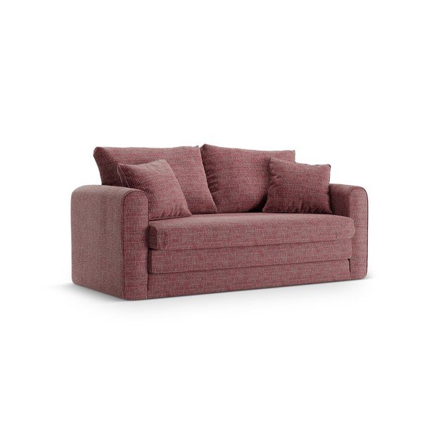Ciemnoróżowa rozkładana sofa 158 cm Lido – Micadoni 