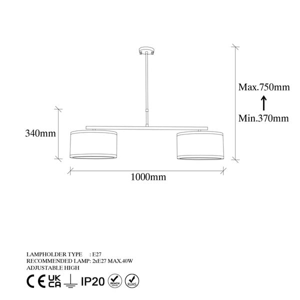 Lampa wisząca w kolorze złota Way – Opviq lights-image-4