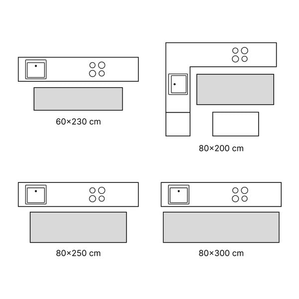 Niebieski chodnik odpowiedni do prania 80x300 cm Abstract Colors Blue – Vitaus-image-4