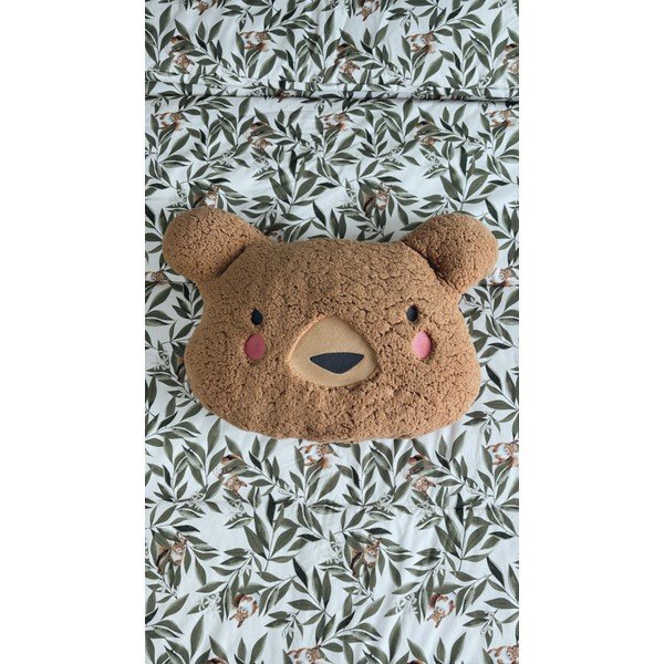 Poduszka dziecięca z mikropluszu Bear – Malomi Kids-image-3