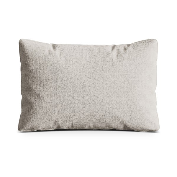 Beżowa poduszka na sofę z materiału bouclé Kemi – Cosmopolitan Design