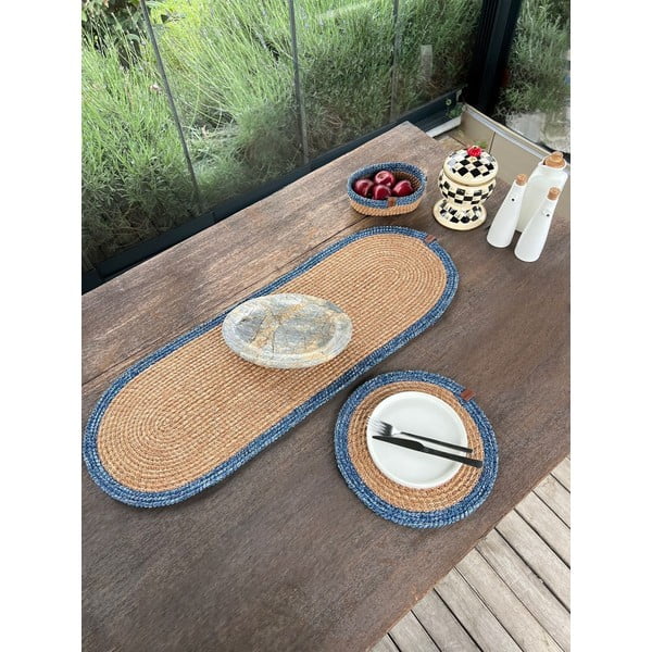 Bieżnik z juty 35x100 cm Wicker – Mila Home Luxury-image-2