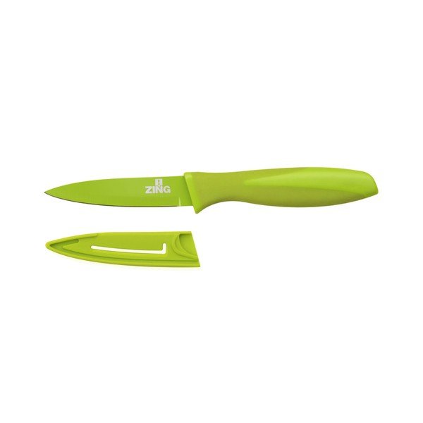 Limonkowy nóż z osłoną ostrza Premier Housewares Zing, 8,9 cm