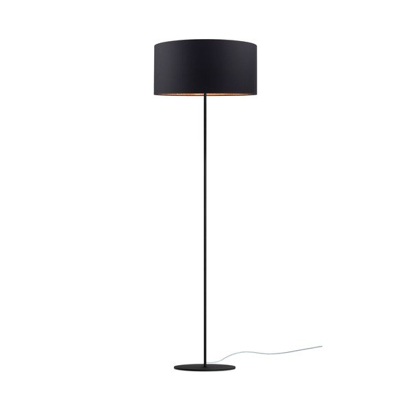 Czarno-miedziana lampa stojąca Sotto Luce MIKA Xl 1F