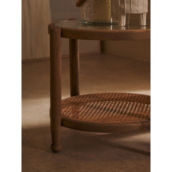 Okrągły stolik ze szklanym blatem ø 57 cm Cebu – Premier Housewares-image-4