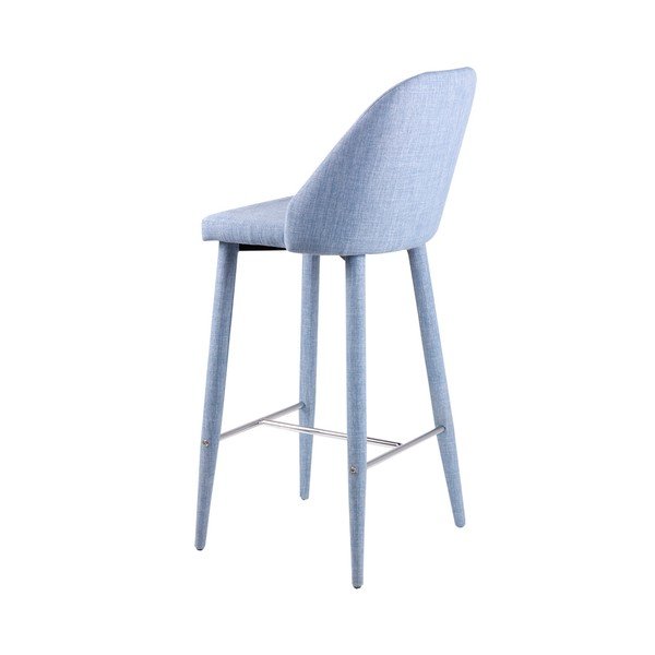 Zestaw 2 jasnoniebieskich hokerów sømcasa Cassie-image-1