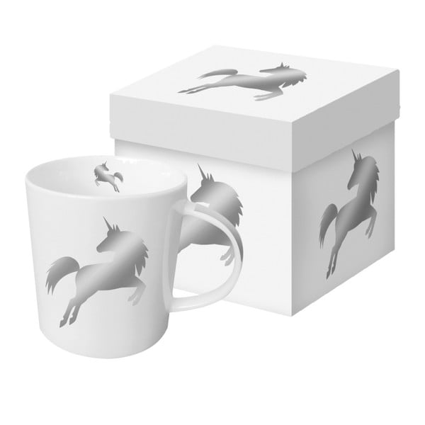 Kubek porcelanowy PPD Silver Unicorn, 450 ml