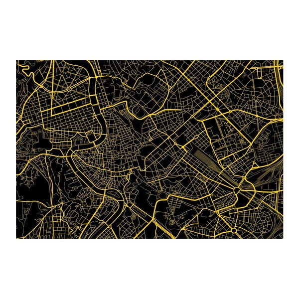 Obraz Homemania Maps Rome, 70x100 cm