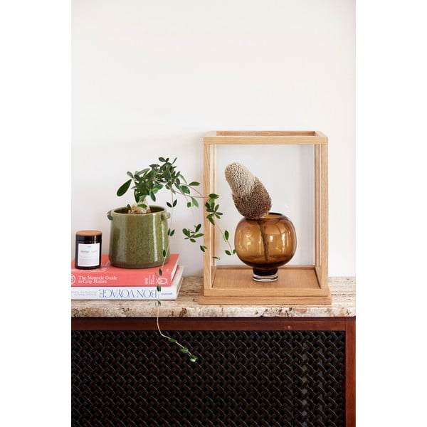 Zestaw 2 zielonych ceramicznych doniczek Hübsch Herb-image-1