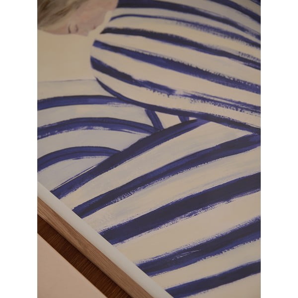 Plakat 50x70 cm Blue Stripe at Concorde – Sofia Lind – The Poster Club-image-2